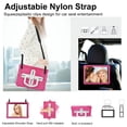 thumbnail image 2 of Case for iPad Air 5th/4th Generation 10.9 inch 2022/2020 Case with Shoulder Strap, Shockproof Handle Kickstand, Rose, 2 of 7