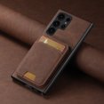thumbnail image 5 of Decase for Samsung Galaxy A13 5G Magnetic Wallet Case with Credit Card Slot Holder,Flip PU Leather Stand,Slim Shockproof Anti-Scratch Drop Proof Durable Wallet Phone Case Cover,Brown, 5 of 8