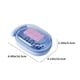 thumbnail image 3 of pstuiky Organizador de brochas de maquillaje con tapa giratoria de 360 grados antipolvo ideal para tocador y baño., 3 of 6