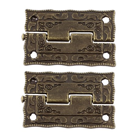 Unique Bargains Door  Jewelry  Box Case Engraved Design  