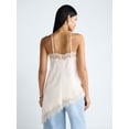 thumbnail image 3 of Devil Wears Prada Scoop Collection Women's Asymmetrical Lace Cami, Sizes XS-XXL, 3 of 5