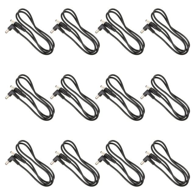 CIMAXIC Guitar Pedal Power Cord 12Pcs Dc Power Extension Cable for Musicians Electric Guitar Accessory