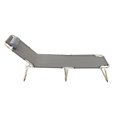 thumbnail image 3 of Adjustable Outdoor Lounge Folding Camping Cot Bed, Portable Single Person Sleeping Cot for Adults Camping Office Lunch Break Outdoor Emergency, Patio Chaise, 3 of 8