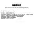thumbnail image 2 of Transit Auto Front Coated Disc Brake Rotors and Ceramic Pads Kit for Car Subaru Forester Outback Legacy KGA-100449, 2 of 11