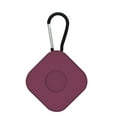 thumbnail image 1 of Tracker Holder Case Anti-lost Silicone Cover Protector with Key Chain Replacement for iOS AirTag  Clear, 1 of 9