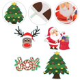 thumbnail image 2 of 4 Pcs Plastic Christmas Garden Yard Signs Deer  Tree Santa Clause Lawn Signs, 2 of 5