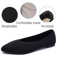 thumbnail image 3 of Ataiwee Women's Wide&nbsp;Width&nbsp;Flats&nbsp;Shoes - Casual Comfortable Breathable Soft Ladies Slip on Knitted Ballet Shoes., 3 of 6