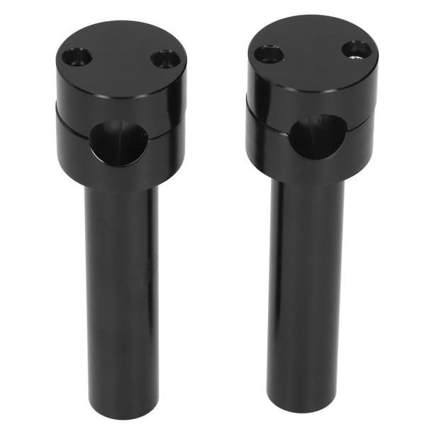 Adaptador de elevadores de abrazadera de montaje de manillar redondo Universal para barra de motocicleta de 22mm de diámetro negro