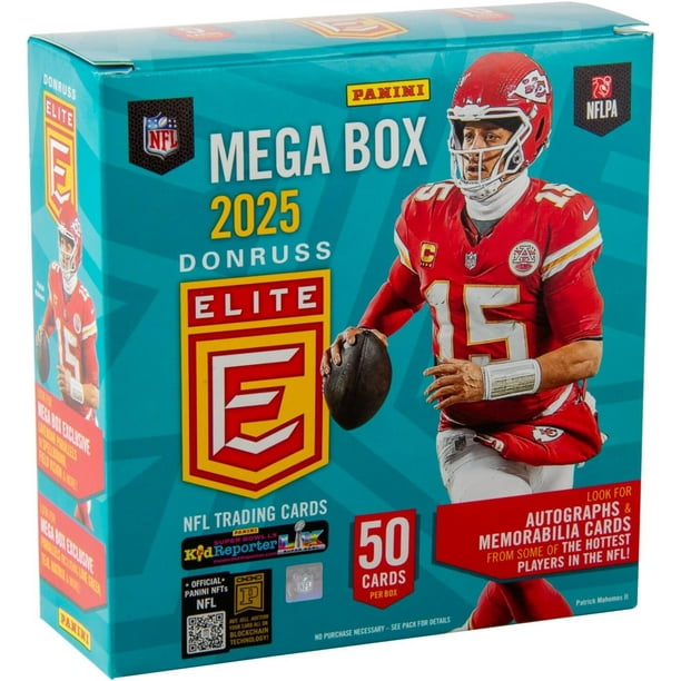 2025 Panini Donruss Elite Football Trading Cards Mega Box