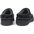 thumbnail image 3 of Pantuflas tipo mocasín para hombre, cálidas, suaves y cómodas, para interiores y exteriores, con suela ancha y esponjosa., 3 of 5