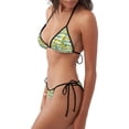thumbnail image 2 of Disketp Lemon para Bañador de Dos Piezas para Mujer, Bikini Sexy Halter String, Conjunto de Bikini en Triángulo, 2 of 6