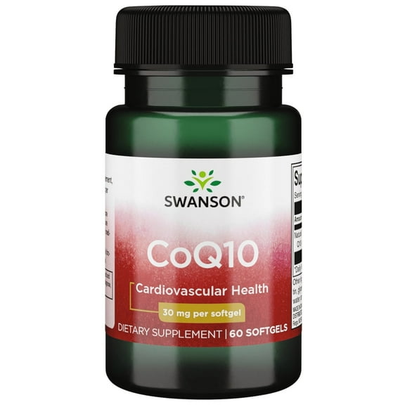 Swanson Coq10 30 mg 30 mg 60 Softgels