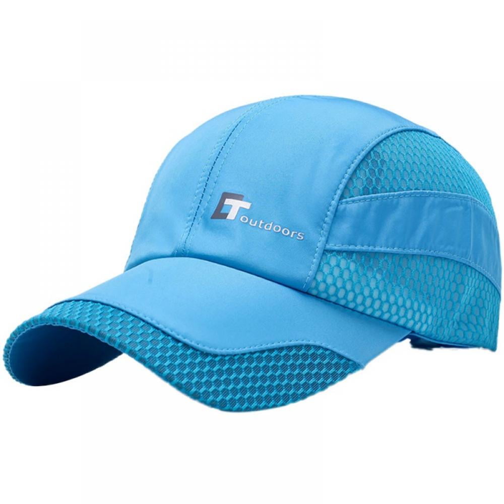Baseball Caps for Men Summer Breathable Mesh Baseball Hat Embroidery Trucker Hat Lightweight Curved Brim Adjustable 