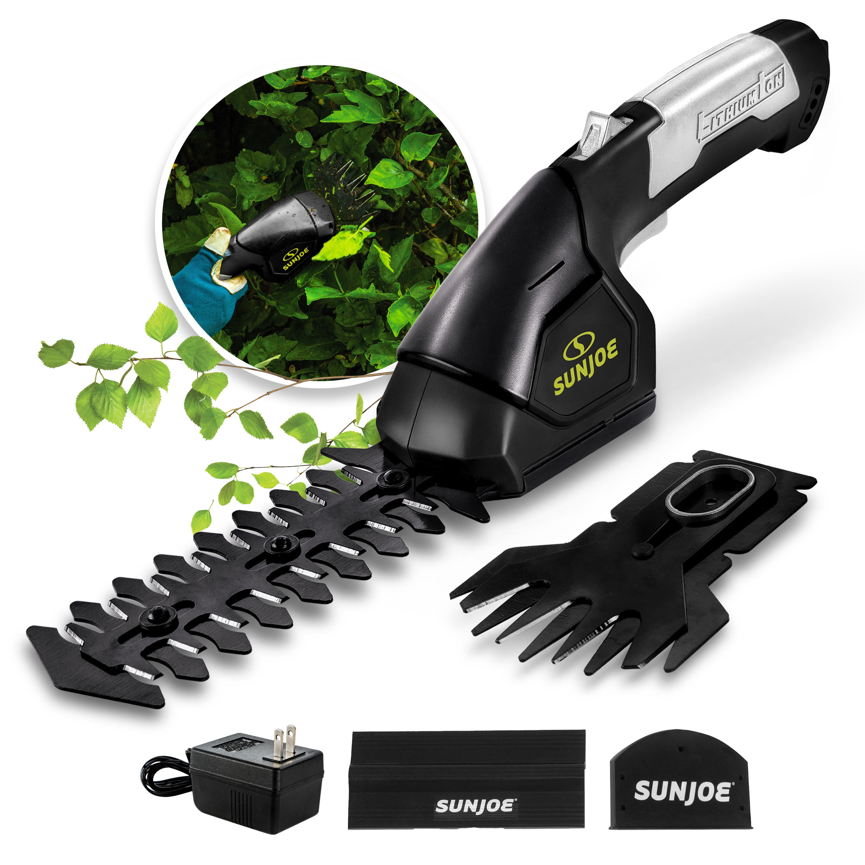 Greenworks 7.2V Cordless Lawn Hedge Grass Electric Yard Battery