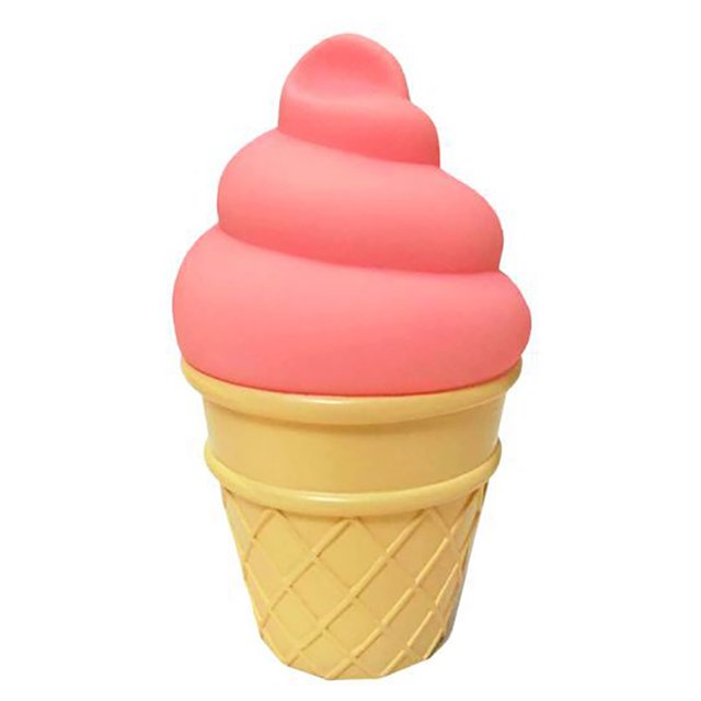 Trayknick Novelty Ice Cream Shaped LED Desk Table Night Light Bedroom Home Decor Lamp Gift Pink