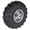 Rear Silver, variant on Front Wheel with Tire AT19x7-8 8" Rim 4 Lug 88mm Bolt Pattern Tubeless Tire & Wheel Assembly Compatible with ATV Go Kart Quad Buggy Lawn Mower Golf Cart