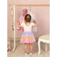 thumbnail image 4 of Girls Tutu Skirt Pink Rainbow Princess Ballet Toddler Tutu for 2-8 Years, 4 of 4