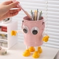 thumbnail image 3 of Sylvtty Pen Holder Stand for 20 Pens Cartoon Big Eyes Design Large Caliber Round Workmanship Pen Caddy Pen Storage Rack, 3 of 7