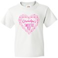 thumbnail image 3 of Inktastic Grandpa's Sweetie Pie with Pink Hearts Youth T-Shirt, 3 of 5