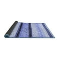 thumbnail image 2 of Ahgly Company Indoor Round Abstract Blue Contemporary Area Rugs, 7' Round, 2 of 4