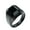 Black Black, variant on Women Men's Gem Ring Stainless Steel Diamond Bnad Ring for Couple Engagement Promise Comfort Fit Silver Black Size 9