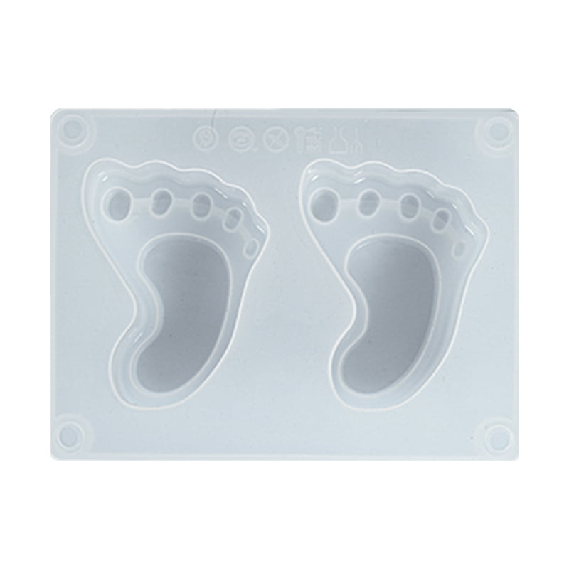keychain mold Love baby feet silicone mold