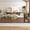 Brown, variant on Twin Size Daybed with Trundle and Drawers, Wood Daybed Frame with Side Shelves and Desk