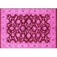 thumbnail image 1 of Ahgly Company Indoor Rectangle Oriental Pink Traditional Area Rugs, 7' x 9', 1 of 4