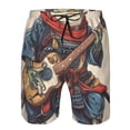 thumbnail image 3 of Fotbe Samurai Frog Guitar Trajes de Baño Estampados para Hombre, Shorts de Verano de Secado Rápido, Ropa de Playa, Bañadores-3X-Large, 3 of 6