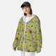 thumbnail image 3 of Balery Sage Green With Sunflowers Sudadera ligera de manga larga con capucha y protección solar UPF 50+ para hombre y mujer, ideal para pesca y running-XX-Large, 3 of 7