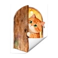 thumbnail image 3 of Cheapark Animal Background Wall Decor Sticker Home Living Room Bedroom Wall Art Decal Self Adhesive Supply, 3 of 7