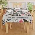 thumbnail image 4 of Mahjong Tile design Tablecloth - Mahjong with Mah Girls, Harmonious Mahjong Haven, 4 of 4