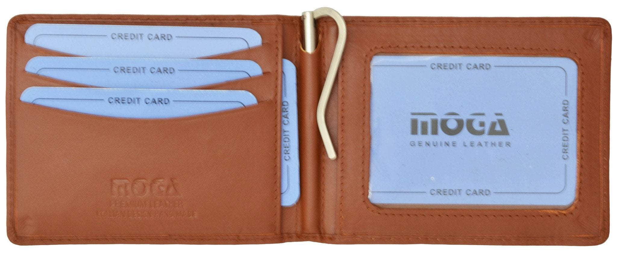 Mens High Quality Genuine Real Leather Wallet Slim Thin Credit Card Holder 862 