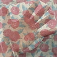 thumbnail image 3 of Romantic Tulle Curtains with Rod Pocket, Valentine's Day Style Rose Composition Love in Pastel Colors, Sheer Drape for Wedding Party 2 Panels, 7 Sizes, Aqua Dark Coral Beige, by Ambesonne, 3 of 3