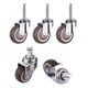 thumbnail image 4 of Ruedas para cuna de 5 piezas, para muebles suaves de primera calidad, ruedas universales silenciosas 5 cm de diámetro Zulema Rueda de cuna, 4 of 8