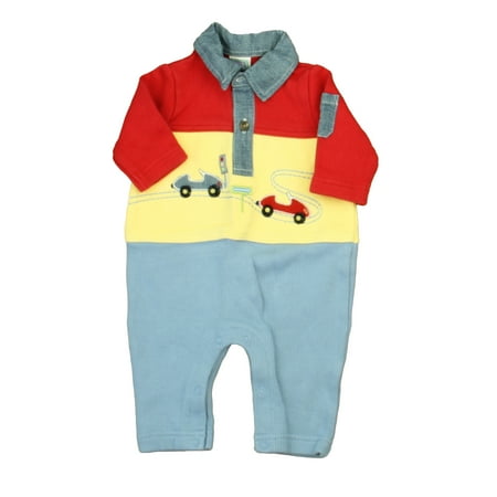 

Pre-owned Little Me Boys Red | Yellow | Blue Long Sleeve Outfit size: 3 Months