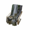 thumbnail image 4 of Waterfall Soft Flannel Fleece Throw Blanket, Waterfalls Surrounded by Rocks and Tropical Exotic Plant Nature Art, Cozy Plush for Indoor and Outdoor Use, 50" x 60", White Green and Brown, by Ambesonne, 4 of 6