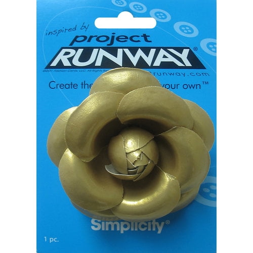 Simplicity Pleather Flower 1pc
