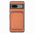 thumbnail image 1 of Para Google Pixel 7a 5g Funda con textura de fibra de carbono a prueba de caídas Portatarjetas magnético desmontable Pc + Tpu + Funda protectora de cuero Pu, 1 of 5