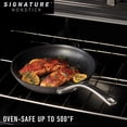 thumbnail image 4 of Calphalon 1948257 Signature Hard Anodized Nonstick Covered Flat Bottom Wok, 12", Black, 4 of 7