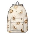 thumbnail image 1 of Horror Mystic Retro Skull and Mandala Design Travel Backpack – Lightweight Canvas Bookbag with Large Capacity and Anti-theft Features for School, Outdoor Activities, and Short Trips, 1 of 5