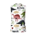 thumbnail image 6 of Lsque Cute Dinosaurs Print Men's Cotton Blend Sleeveless Muscle Shirts (S-3XL)- Moisture Wicking, Odor Protection, UPF 30+,Small, 6 of 8