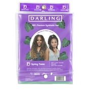 Darling Spring Twist Crochet Hair 2X Pack, 24 inch, #1/27, Adult, Female