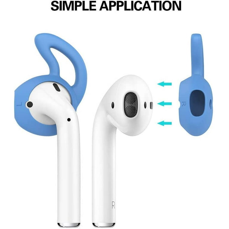 5 Pairs Silicone Ear Tips Compatible for AirPods 1 2 Silicone Soft