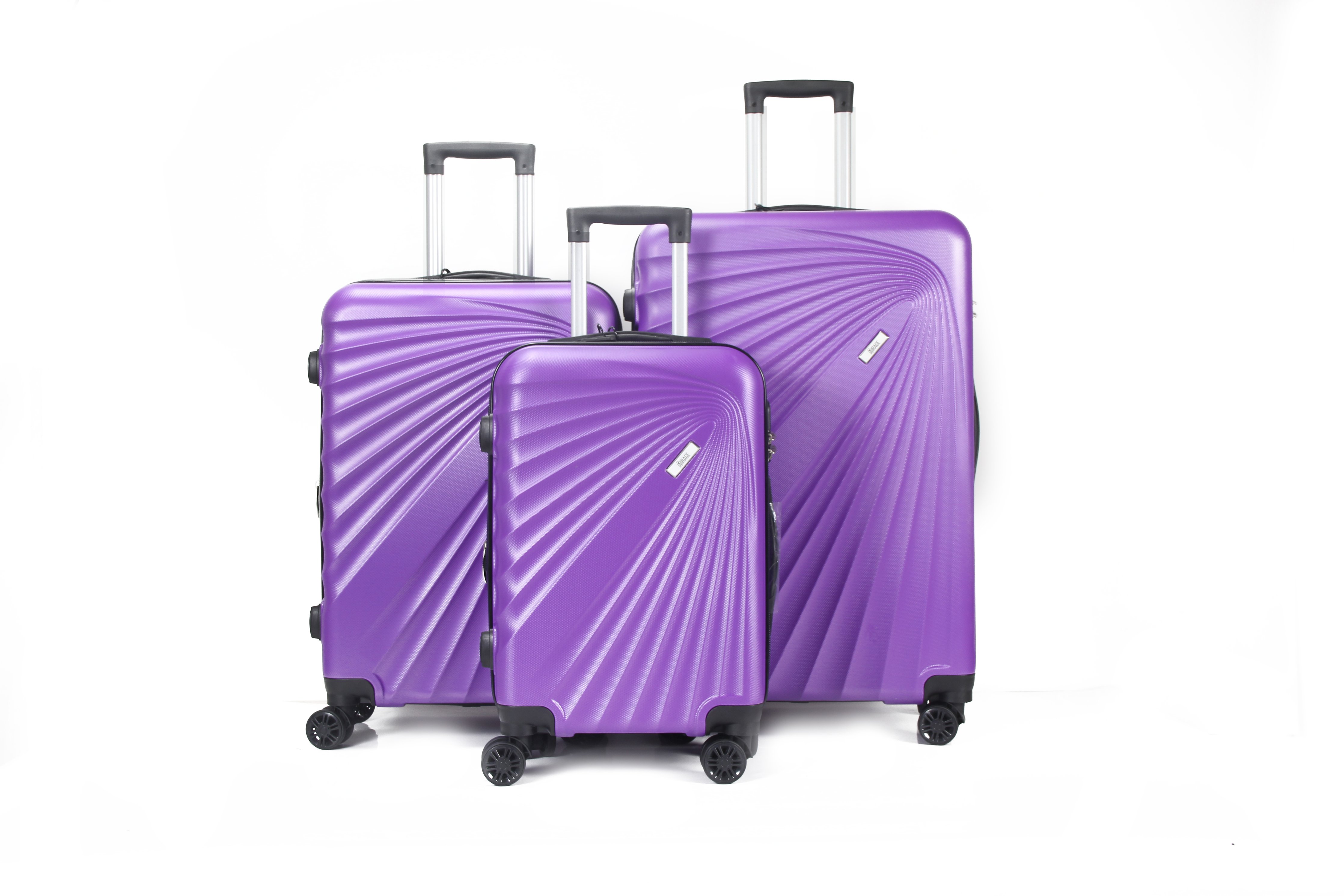 Mirage Estela Expandable ABS Hard shell Lightweight 360 Dual Spinning Wheels Combo Lock 28", 24