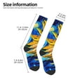 thumbnail image 2 of Sigee vintage Starry Sunflower for Socks for Men Women Socks Stocking Compression Socks, 2 of 6