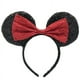 thumbnail image 4 of Diadema con orejas de Mickey de dibujos animados para adultos y niños, diadema con lentejuelas, lazo grande, diadema de conejo de animal, 4 of 6