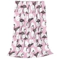 thumbnail image 2 of Sikiie Pineapple Flamingo Ultra-Soft Micro flannel Blanket Luxury All Seasons Warm Blanket for Bedding Sofa and Travel (4 sizes)-50"x40", 2 of 7