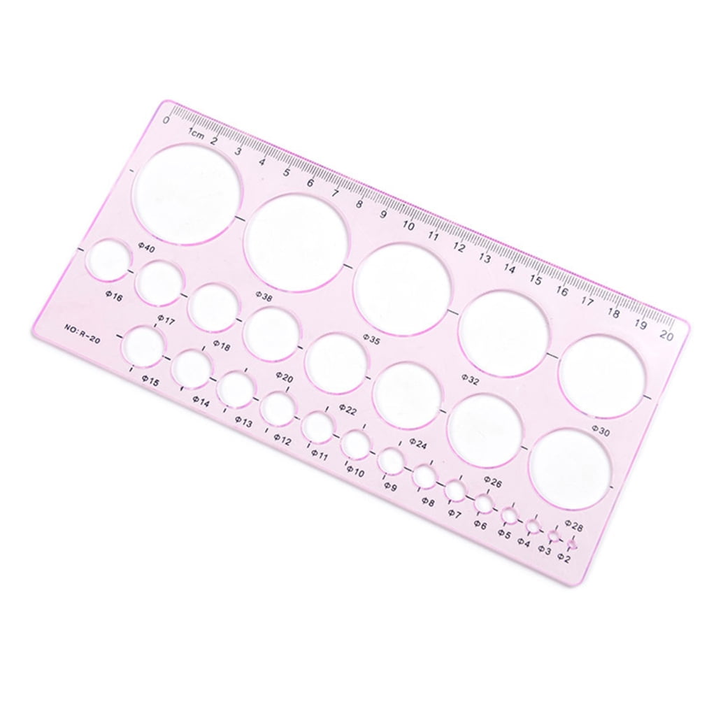 VIEGINE Nipple Ruler Nipple Measuring Card Breast Pump Flange Circle ...