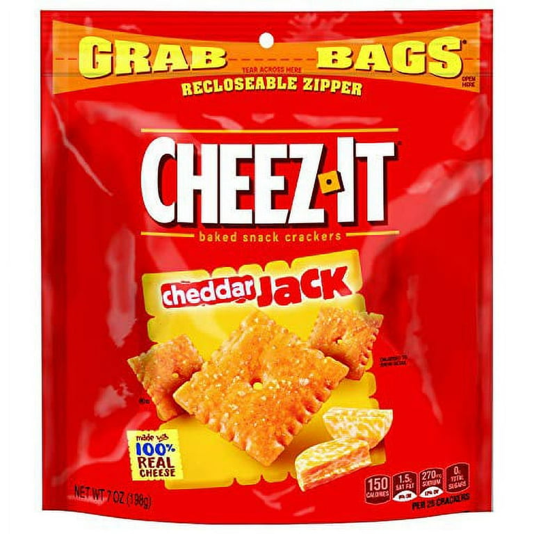 Cheez-It, Cheddar Jack, Count 6 (7 oz) - Cookie & Cracker / Grab
